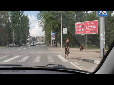 Видео: учебная езда по городу(3)