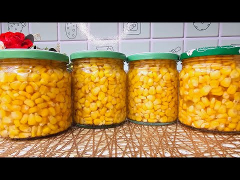 Видео: Сочная и сладкая кукуруза на зиму! Консервированная кукуруза в домашних условиях.