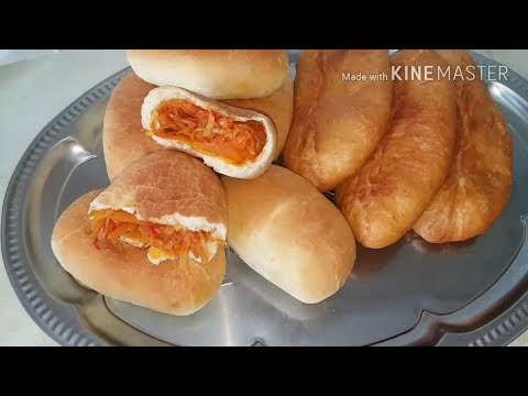 Видео: Пирожки с капустой печёные и жареные, цыганка готовит. Gipsy cuisine.