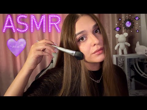 Видео: АСМР Кисточки по микрофону, Шепот, Звуки рта 🖌️