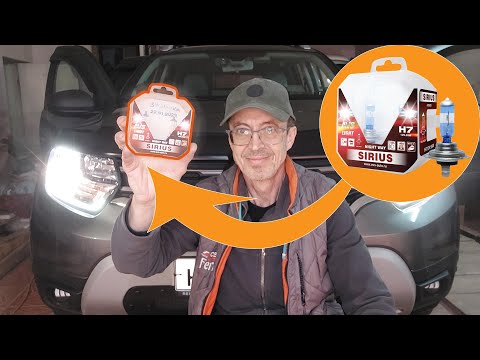 Видео: Меняем лампы света на Рено Дастер 2. Бюджет тоже светит. Ближний свет от AVS. #дастер #дастерпро