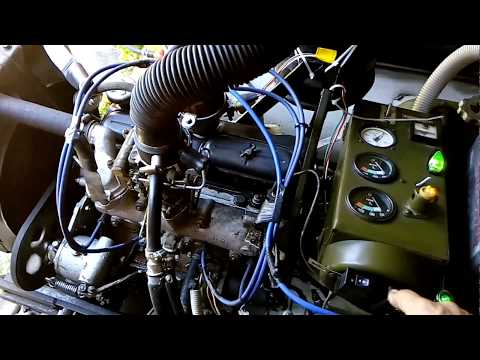 Видео: Генератор на газу 8 квт. АБ-8 Т/400 + бесконтактное зажигание