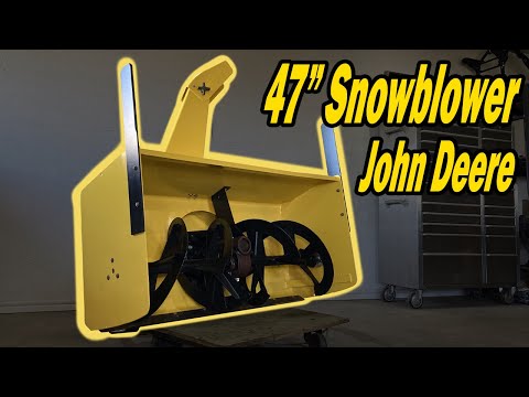 Видео: Ремонт снегоочистителя John Deere 47"