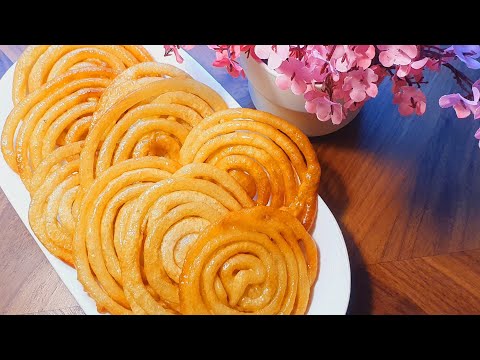 Видео: Джалеби без красителей, индийский десерт Jalebi