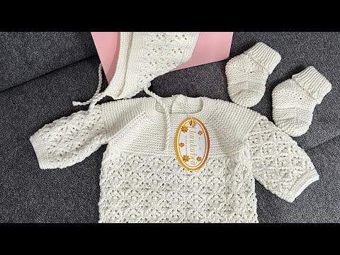 Видео: МК. Вязание Боди для детей от 0 до 3 месяцев. 6 часть.