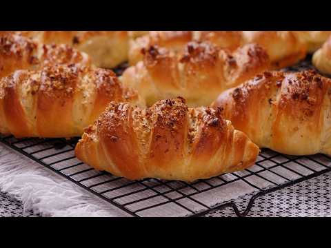 Видео: Кроасани без молока и яиц - постные и мягкие, как вата!