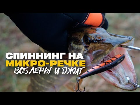 Видео: Зимний Спиннинг на Микроречке Воблеры и Микроджиг