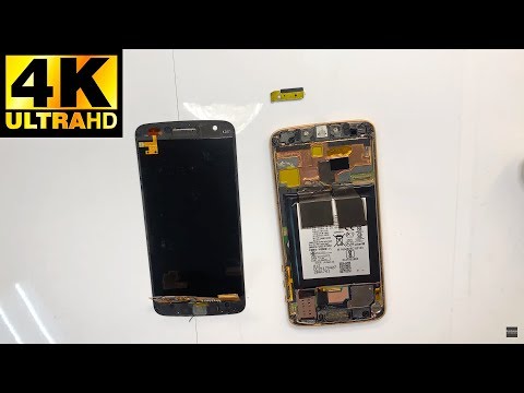 Видео: Motorola XT1650 Moto Z  - Замена Аккумулятора Разборка / Battery Replacement Disassembly