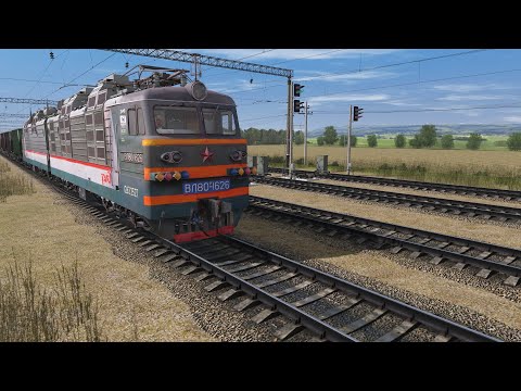Видео: Trainz Railroad Simulator 2019 сценарий "Цемент из Новороссийска"