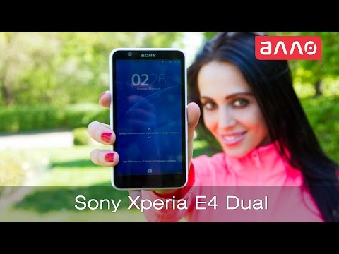 Видео: Видео-обзор смартфона Sony Xperia E4 dual