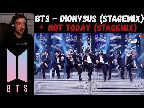 Видео: BTS - Dionysus (StageMix) | РЕАКЦИЯ | BTS - NOT TODAY (StageMix)