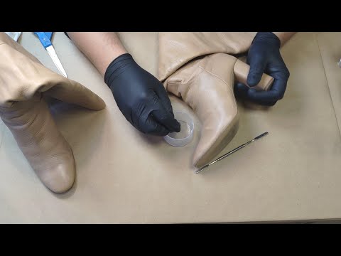 Видео: Подробная технология покраски и восстановления кожи - Dr.Leather