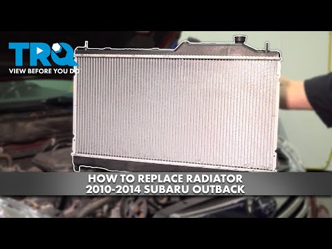 Видео: Как заменить радиатор Subaru Outback 2010-2014