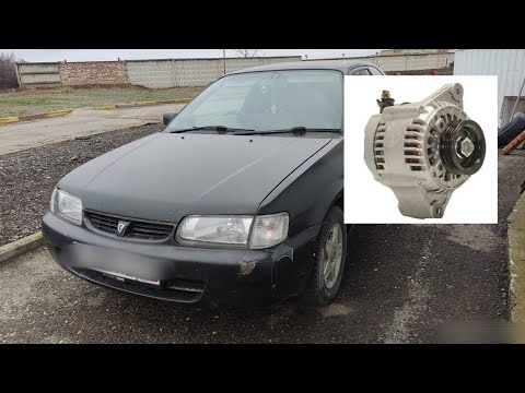 Видео: Toyota - профилактика генератора Denso - замена щеток и токосъемных колец.