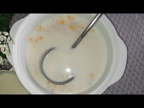 Видео: Бидай көже. Жүгері қосылған бидай көже. Салқын көже