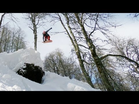Видео: Роза Хутор. Фрирайд по песку в горах. Borisov Aleksey.