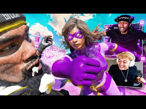 Видео: Издеваюсь над стримерами, используя движения в облике супергероя 🦸‍♀️ (они взбесились)