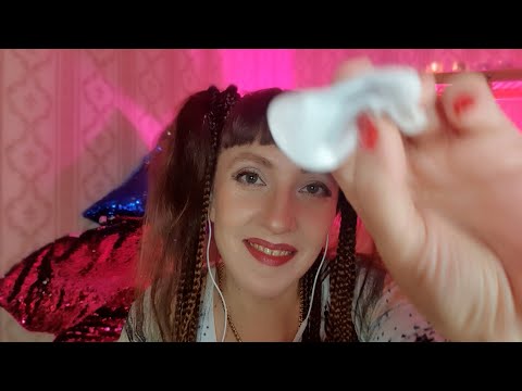 Видео: АСМР Уход за твоей кожей перед сном 💖. Нежный близкий шепот и триггеры для расслабления.