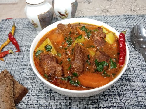 Видео: РАГУ из говядины с овощами! БЕЗУМНО ВКУСНОЕ БЛЮДО!/Beef stew with vegetables! Insanely delicious!
