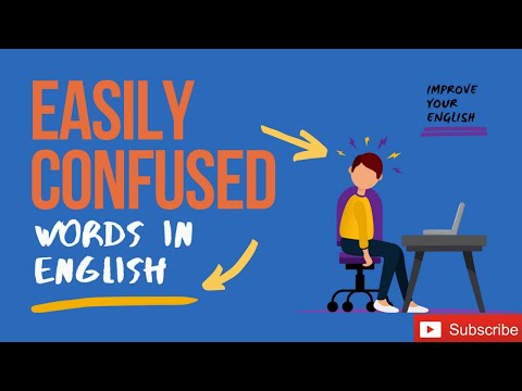Видео: Учите английский: некоторые слова, которые легко перепутать
