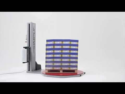 Видео: Пакверк: SIMPLY обвязка паллет стрейч-пленкой