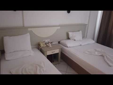 Видео: Обзор комнаты в отеле Asrin Beach Hotel 4* / Турция