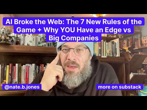 Видео: ИИ сломал Интернет: 7 новых правил игры + Почему у вас есть преимущество перед крупными компаниями