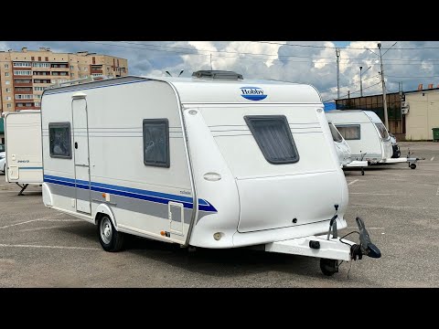 Видео: Обзор прицепа для путешествия.        Hobby Exclusive 460.