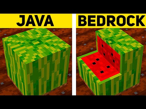 Видео: 20 ГЛАВНЫХ ОТЛИЧИЙ МАЙНКРАФТ БЕДРОК ОТ ДЖАВА!
