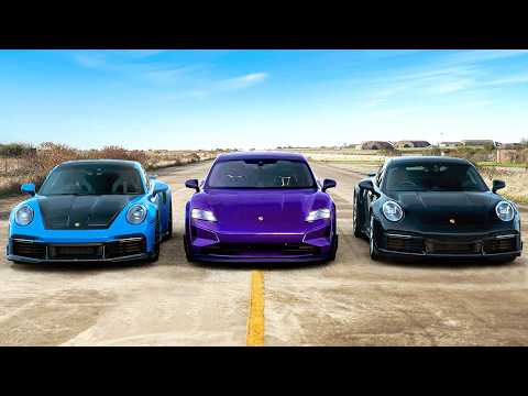 Видео: Заезд самых быстрых Porsche