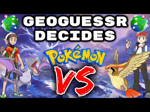 Видео: Играем в GEOGUESSR, чтобы узнать, кто выберет стартового покемона... А потом сражаемся! Покемоны ...