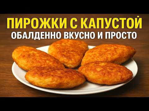 Видео: Пирожки с капустой из быстрого теста! Обалденно вкусно и просто