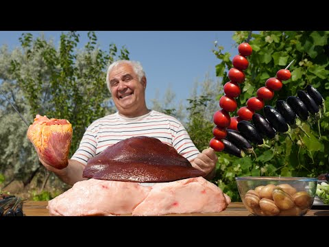 Видео: ЭКСПРЕСС ШАШЛЫК, ДЖИГЯР КЕБАБ. ENG SUB