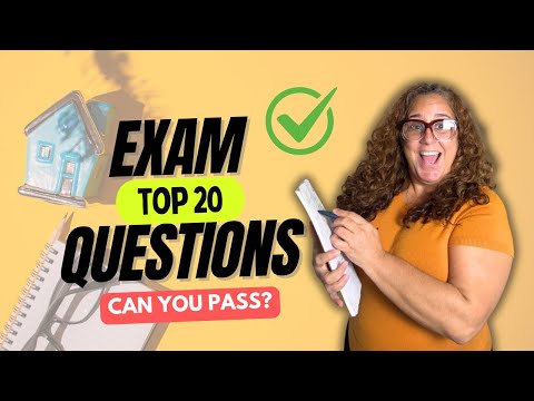 Видео: 20 вопросов по экзамену по недвижимости, которые нужно знать, чтобы сдать его. Вы готовы?