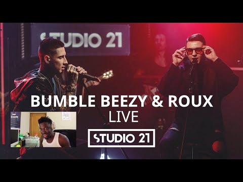Видео: реакция :BUMBLE BEEZY & ROUX & ANIMAL ДЖАZ | LIVE @ STUDIO 21 ||Emma Billions
