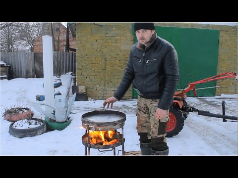 Видео: КАК ОБЖЕЧЬ И ПРОКАЛИТЬ СКОВОРОДУ (САДЖ) из диска бороны. Жизнь в селе 2020.