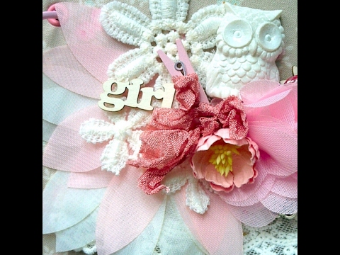 Видео: Скрапбукинг: quick tip, как сделать мятую шебби-ленточку // Scrapbooking: crumpled ribbon