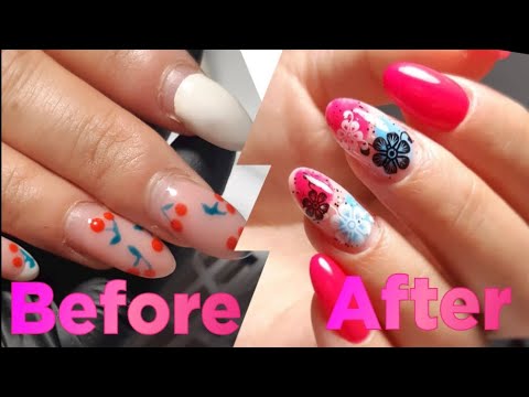 Видео: Корекція.Оля. Ukrainian manicure.  Ukrainian nails.