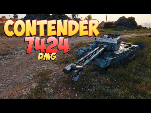 Видео: Contender • Впечатляющий! - 6 Фрагов 7.4K Урона • Мир Танков