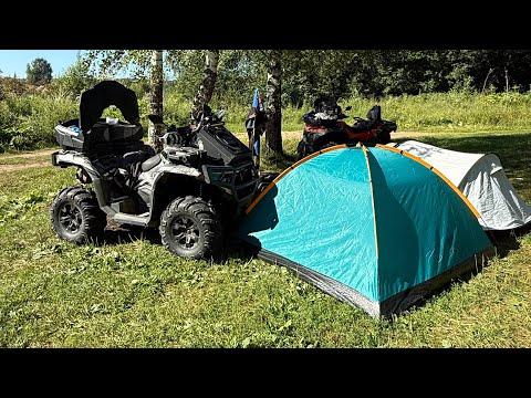 Видео: Автономка на квадроциклах cforce 1000 по Тверской обл. 