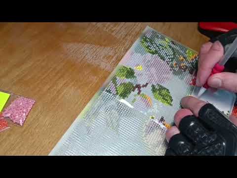 Видео: Алмазна картина з птахами Частина 2