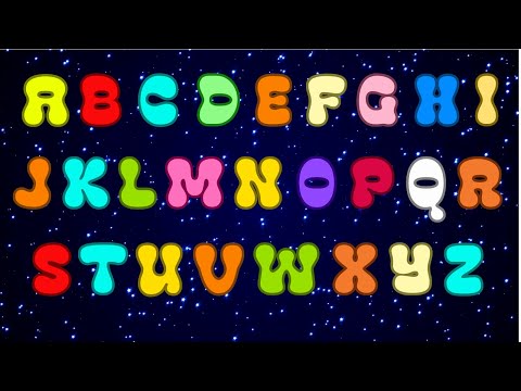 Видео: Песня про алфавит для малышей и детей постарше | Весёлое изучение алфавита с музыкой и красочной ...