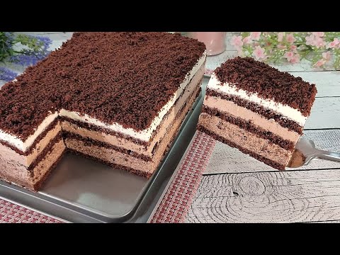Видео: Торт ШОКОЛАДНЫЙ КАПРИЗ! Один из самых быстрых и вкусных шоколадных тортов! Без желатина! Тает во рту