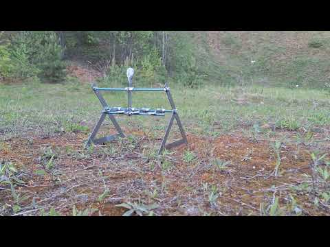 Видео: Пневматическая мишень Альфа5 / Plinking target Alpha5 for airguns