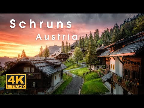 Видео: 🇦🇹 Schruns Austria Walking september 4k 60fps. Шрунс Австрия прогулка по городу в сентябре