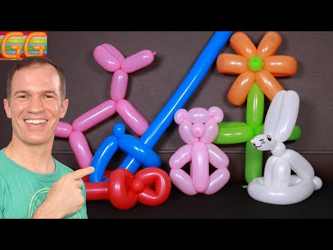 Видео: 🎈 Как сделать ФИГУРЫ ИЗ ВОЗДУШНЫХ ШАРОВ! 🤩👍 Простая твистинг-аэродизайн – Gustavo GG