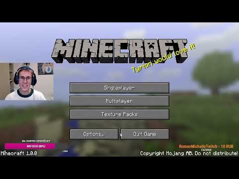 Видео: майнкрафт 1.0