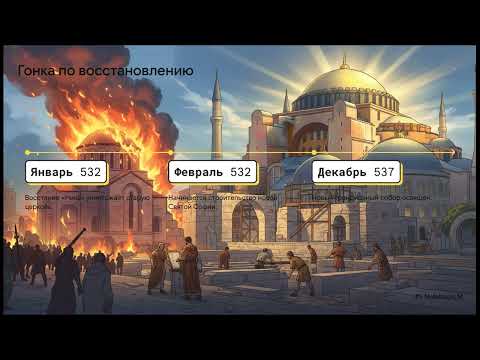 Видео: Айя-София: Храм Императора Юстиниана, Спускающийся с Небес  