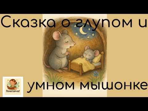 Видео: Сказка о мышонке🐭| Спокойные стихи для детей на ночь| The Tale of the Clever and Silly Little Mouse🐭
