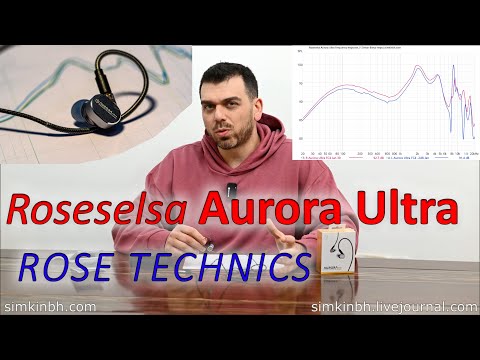 Видео: Roseselsa Aurora Ultra: очень быстрый планар на высоких частотах. Обзор, тест АЧХ. Rose technics